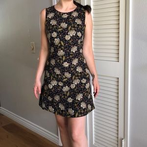 ZARA- Floral dress (fit and flare)